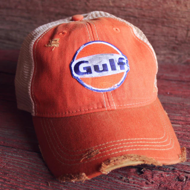 Kuyou Vintage Distressed Baseball Trucker Hat - Orange, Adjustable Strap, One Size - View #14