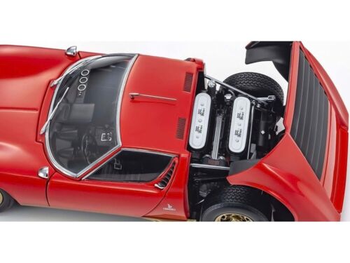 Lamborghini Miura P400SV (Red/Gold) 1:18 Diecast – Fast Lane 