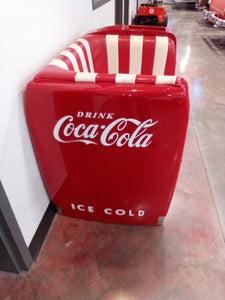 Drink Ice Cold Coca Cola Upholstered Metal Armchair