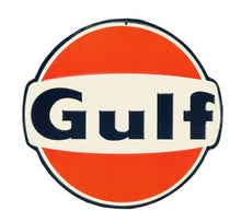 Gulf Oil Embossed Metal Sign