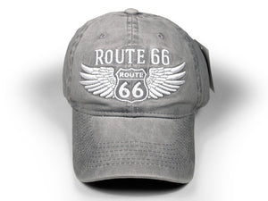 Route 66 Shield with Wings Hat