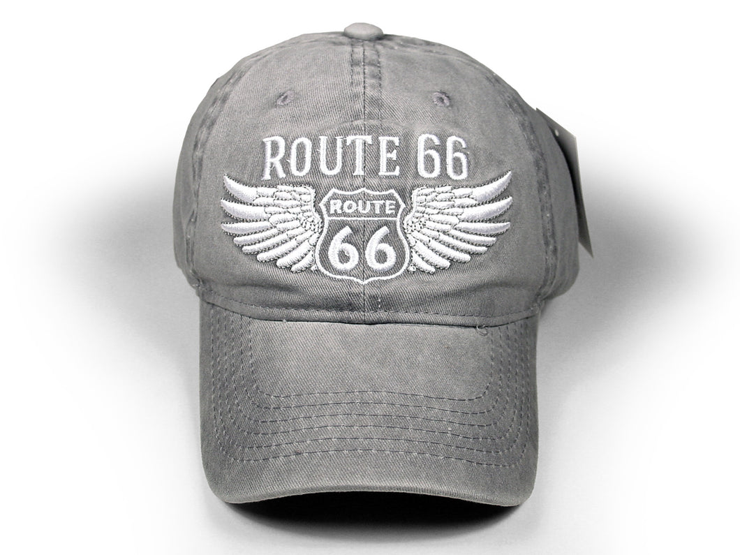 Route 66 Shield with Wings Hat