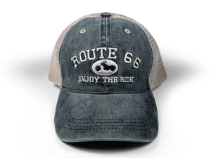 Route 66 Motorcycle 'Enjoy the Ride' Mesh Back Hat