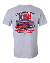 Fast Lane 30th Anniversary '57 Chevy and Ford GT40 T-shirt