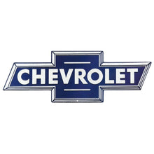 Chevy Logo Embossed Metal Sign