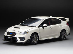 2018 Subaru WRX Sti (Crystal White Pearl) 1:18 Diecast