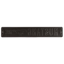Ford Mustang Ave Embossed Metal Street Sign