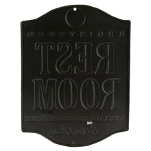 Texaco Restroom Small Embossed Metal Sign