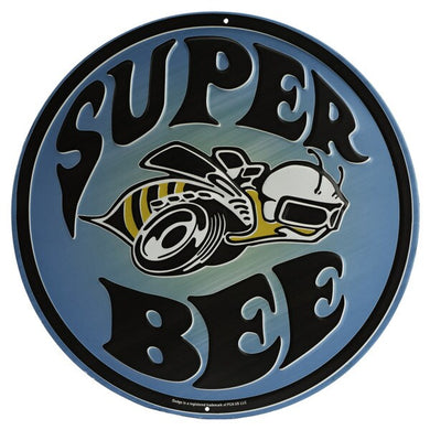 Dodge Super Bee Embossed Metal Sign