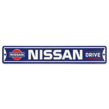 "Nissan Drive" Embossed Metal Street Sign