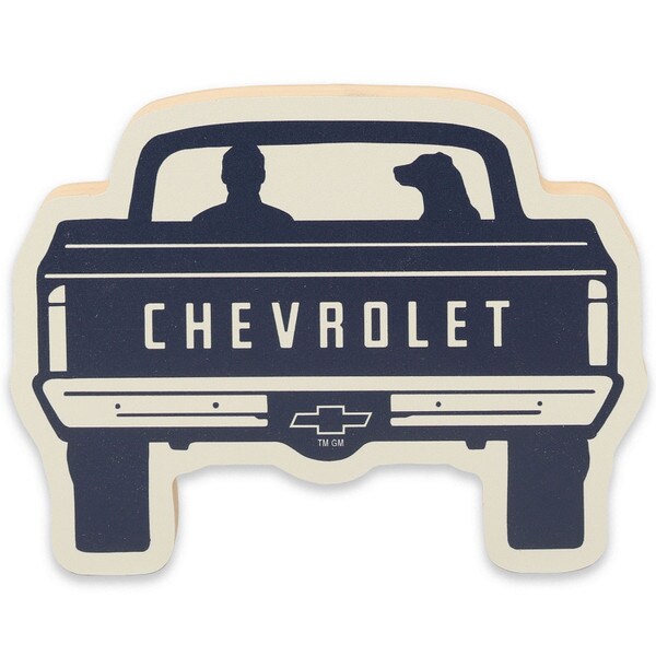 Chevy Truck & Dog Tabletop/Wall Decor