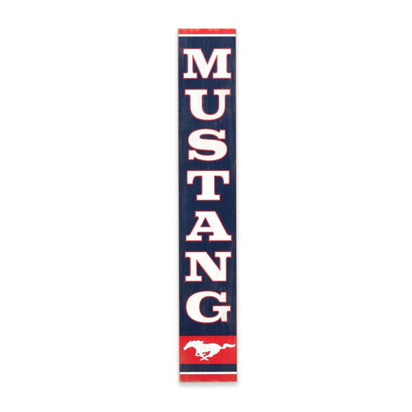 Ford Mustang Vertical Wood Sign