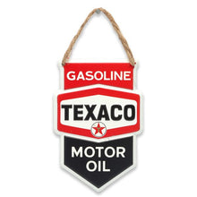 "Texaco Motor Oil" Shield Mini Embossed Metal Sign