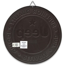 Jeep "Superior Quality" Round Embossed Metal Sign