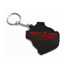 Fast Lane Route 66 Corvette Keychain