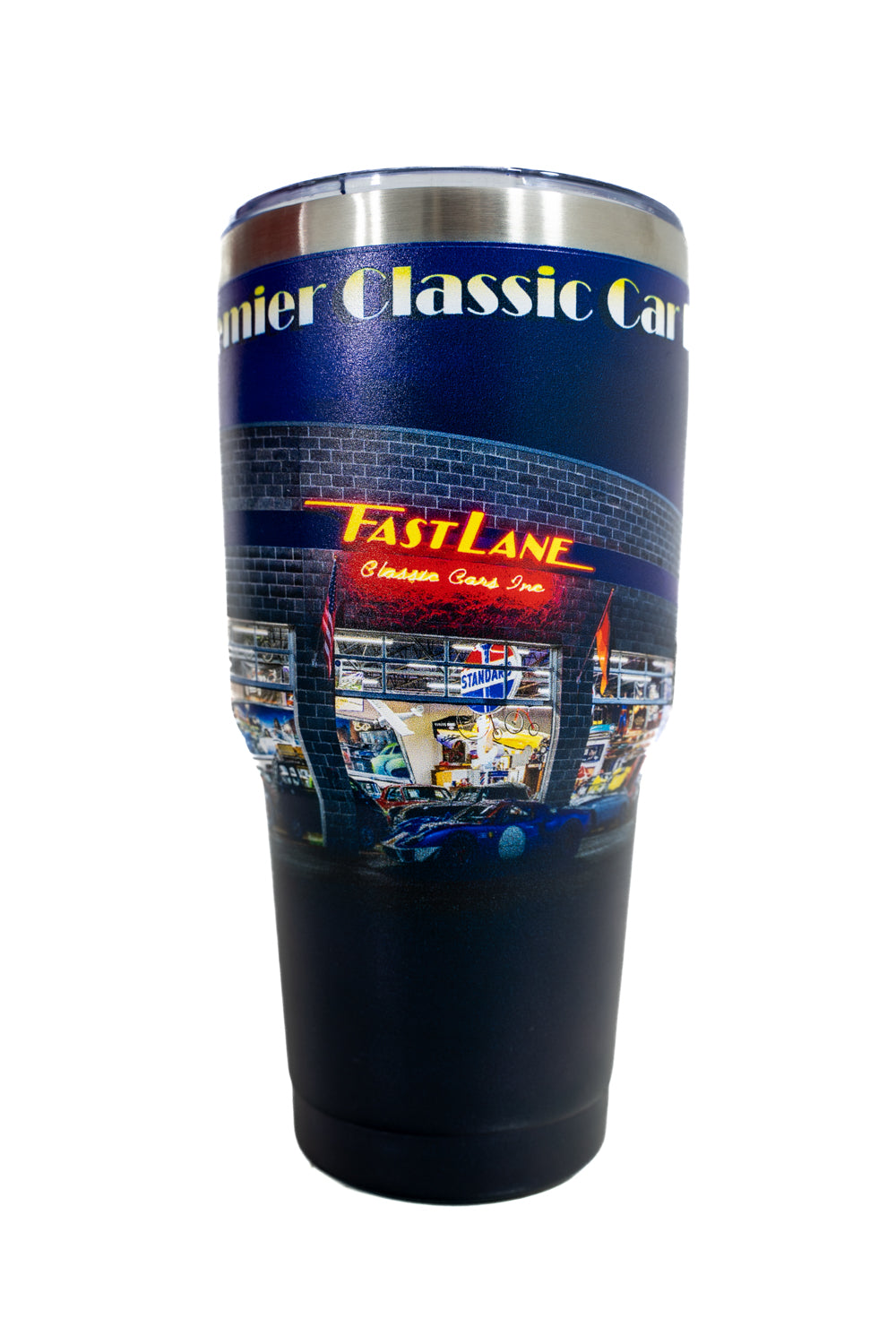 Fast Lane Logo 30 Ounce Travel Tumbler