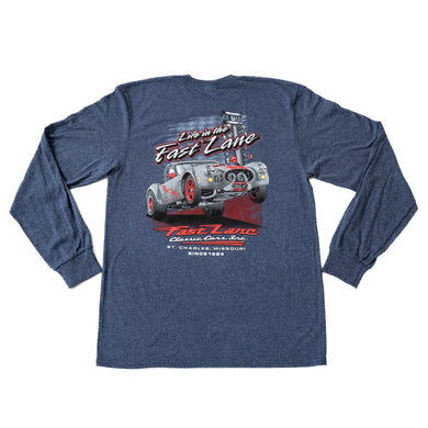 Fast Lane Drag Racing Cobra Long Sleeve T-shirt