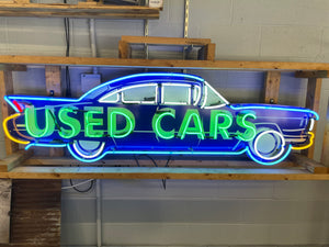 "USED CARS" Neon Sign