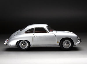 1957 Porsche 356A 1500 GS Carrera GT (Silver Metallic) 1:18 Diecast