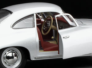1957 Porsche 356A 1500 GS Carrera GT (Silver Metallic) 1:18 Diecast