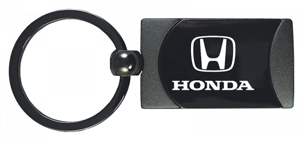 Honda 2-Tone Rectangular Keychain