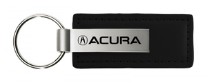 Acura Leather Keychain, Black