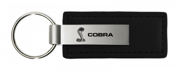 Cobra Leather Keychain