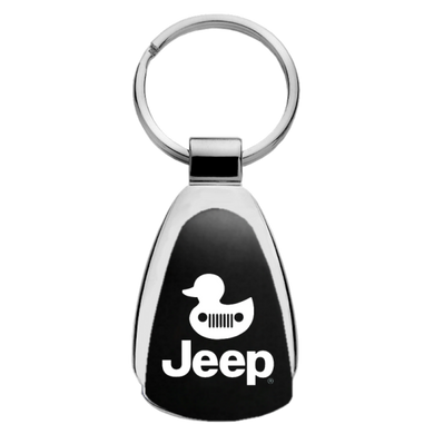 Jeep Duck Teardrop Keychain