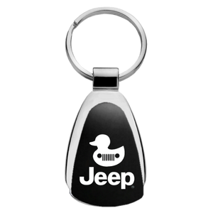 Jeep Duck Teardrop Keychain