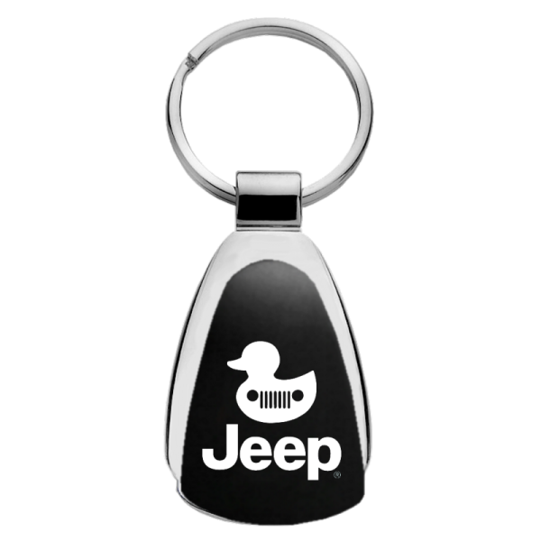 Jeep Duck Teardrop Keychain