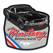 Mustang Boss 429 Embossed Metal Sign
