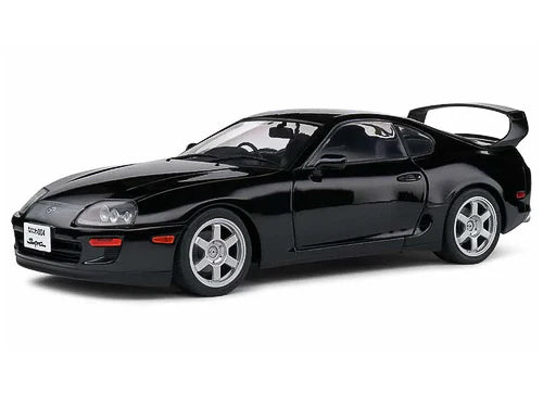s1431 未開封　KATO 1/43 TOYOTA Supra Black 1/43 LCD Toyota Supra A80 (Black) Full Open Diecast Car Model