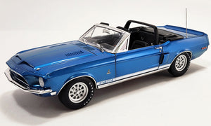 1968 Shelby GT500 Convertible, Acapulco Blue 1:18 Diecast