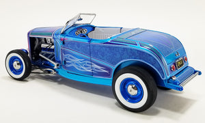 1932 Ford Hot Rod Roadster, Blue Flame 1:18 Diecast