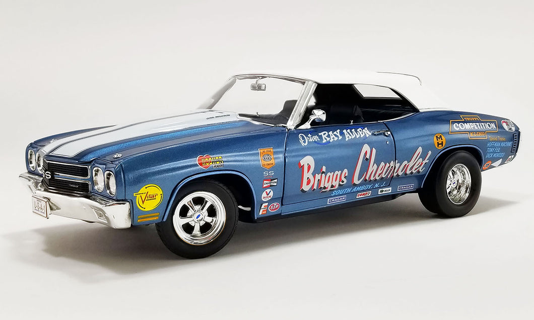 1970 Chevrolet Chevelle Convertible - Briggs Drag Car 1:18 Diecast