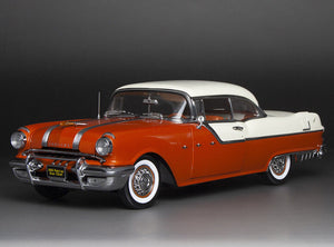 1955 Pontiac Star Chief  White Mist/Fire Gold 1:18 Diecast