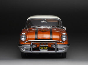 1955 Pontiac Star Chief  White Mist/Fire Gold 1:18 Diecast
