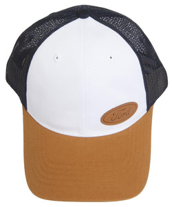 Leather Ford Oval Hat