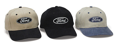 Ford Oval Logo Hat with Full Twill Crown