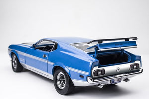 1971 Ford Mustang Boss 351 (Grabber Blue) 1:18 Diecast