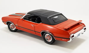 1972 Oldsmobile 442 W-30 Convertible (Flame Orange) 1:18 Diecast