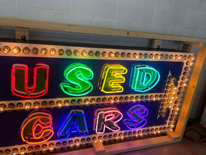 USED CARS NEON SIGN