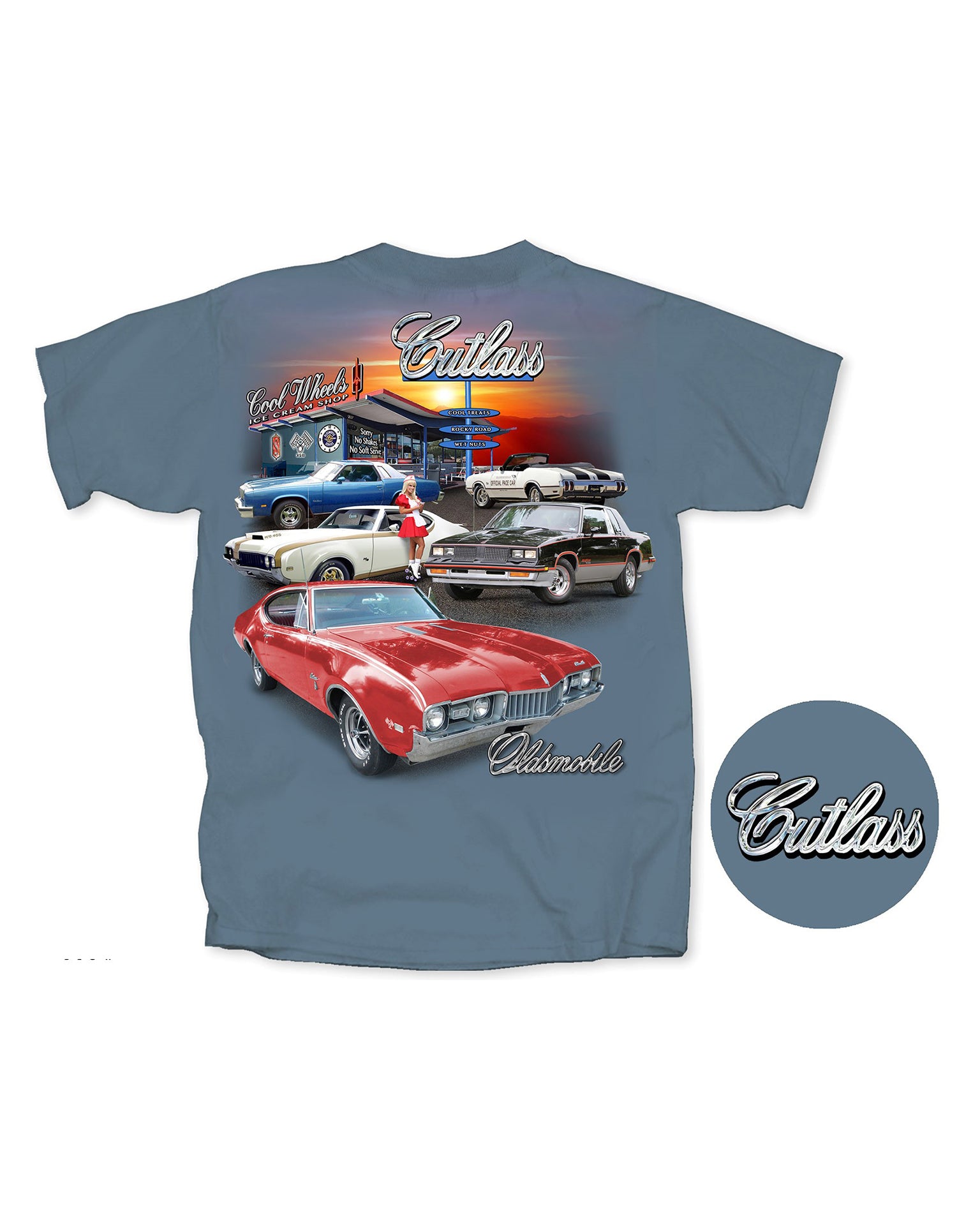 OCA Oldsmobile NEW Globe design Mechanic Shirt –