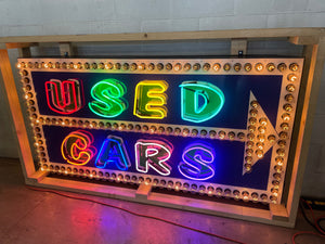 USED CARS NEON SIGN