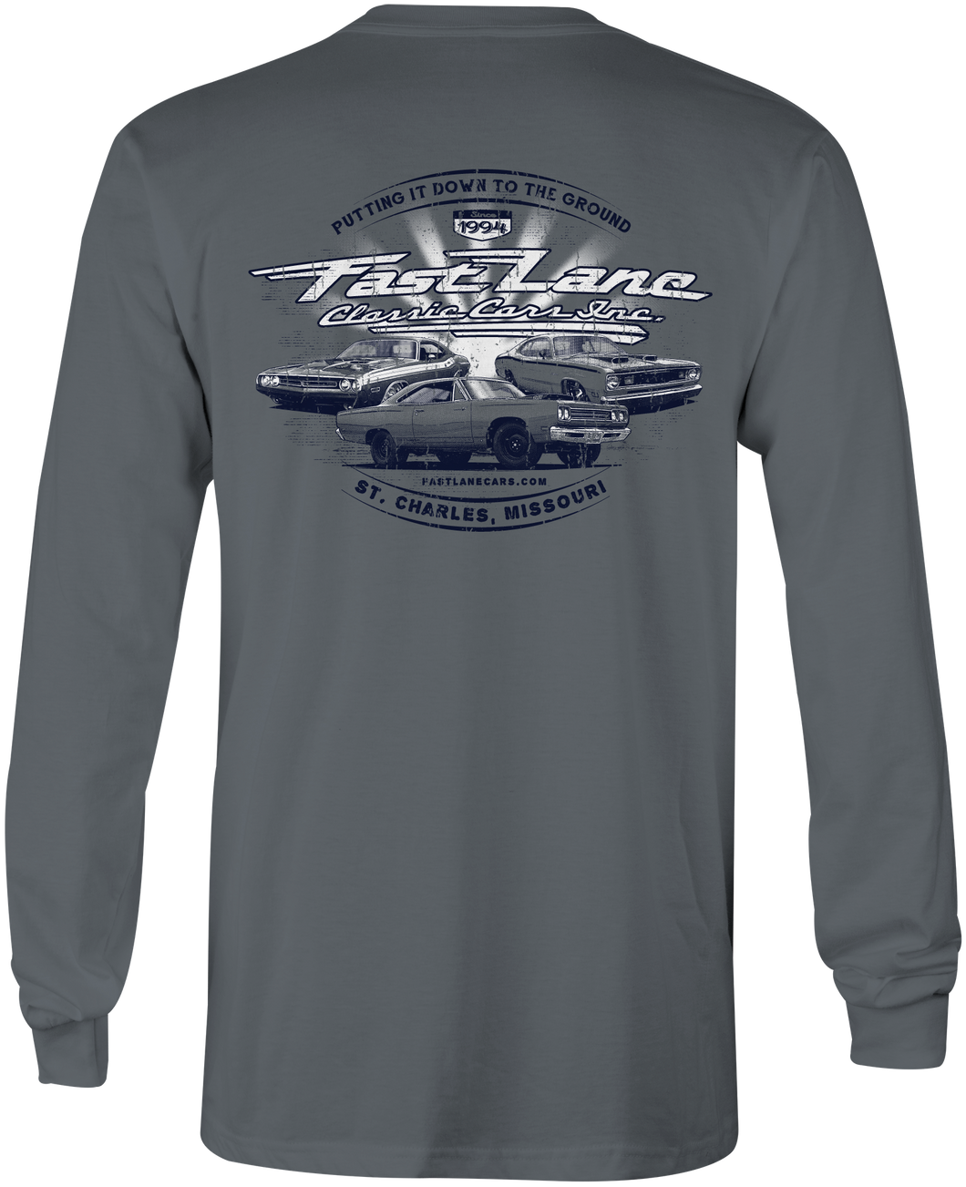 Fast Lane Dodge Muscle Long Sleeve T-Shirt