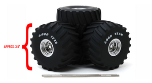 66" Good Year Monster Truck Wheel and Tire Set 1:18 Scale