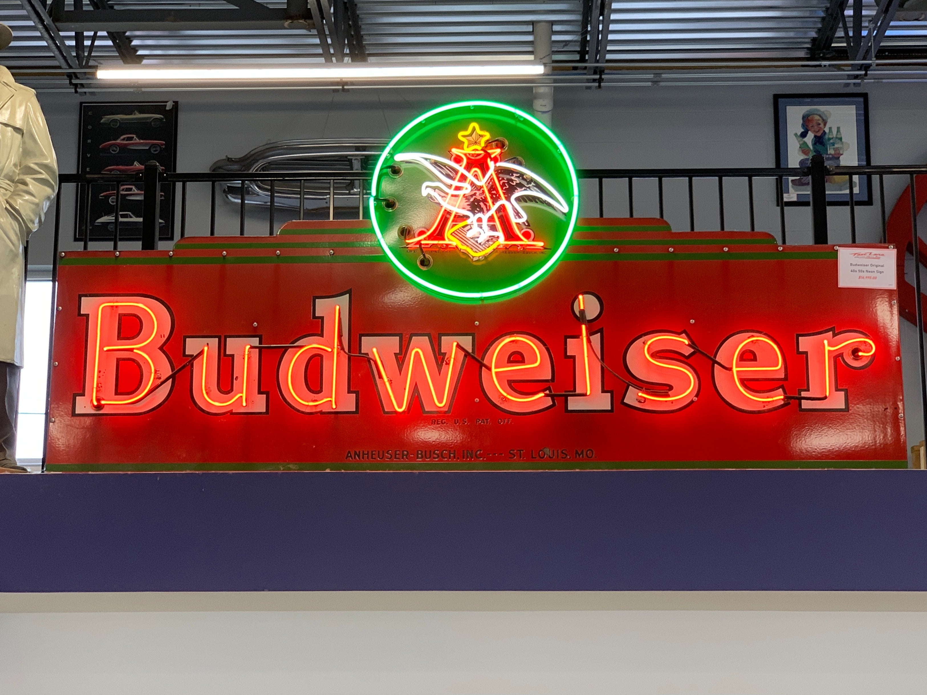 Budweiser Neon Sign – Fast Lane Classic Cars