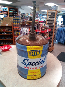 Site Five U.S. Gallons Special Motor Oil Can