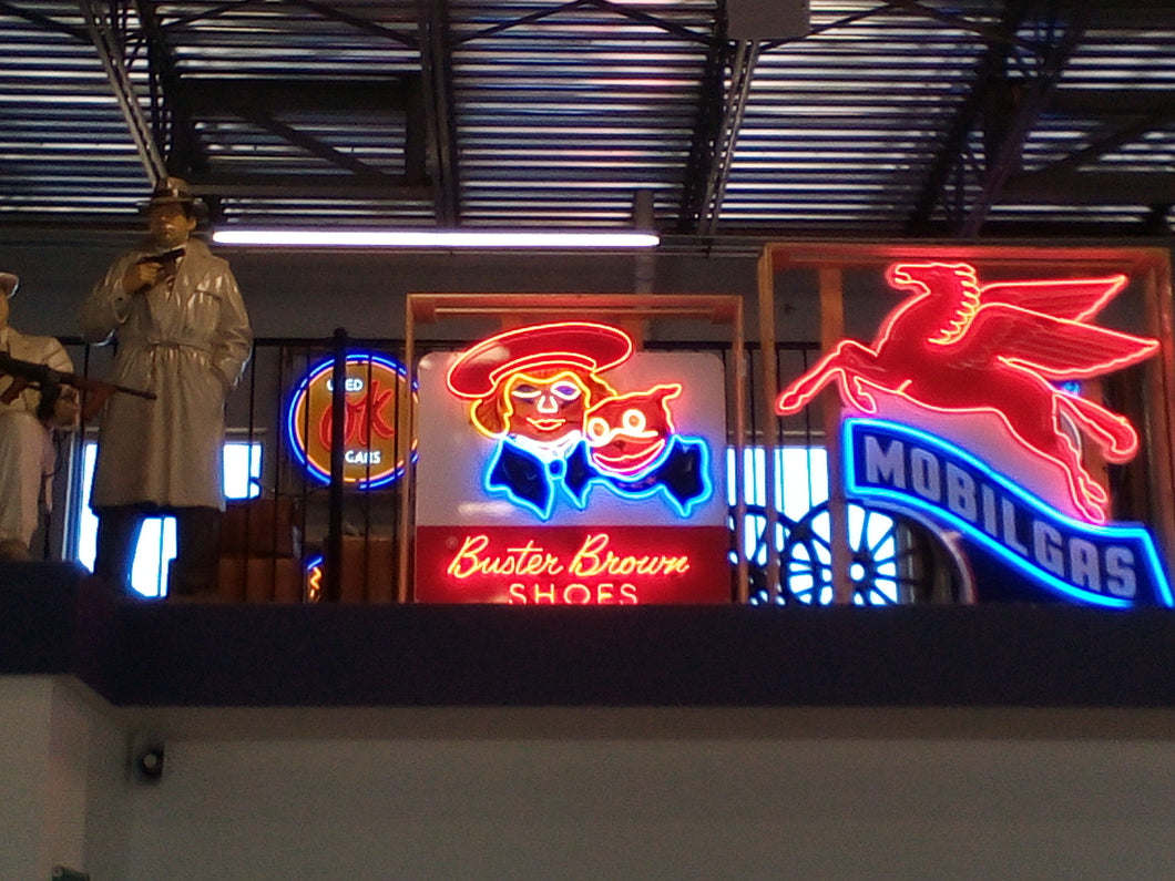 Buster Brown Shoes Neon Sign