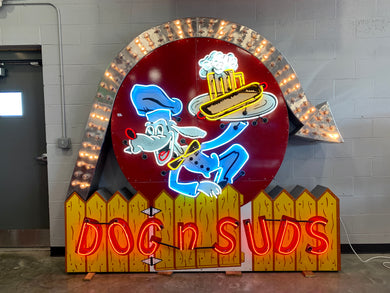 Dog n Suds Neon Light Up Sign